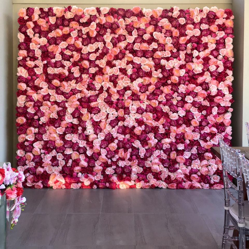 The Pink Flower Wall